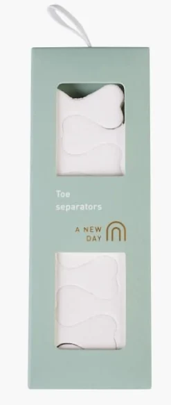 Tåseparator hvit - 3,3x10,5x0,7 cm