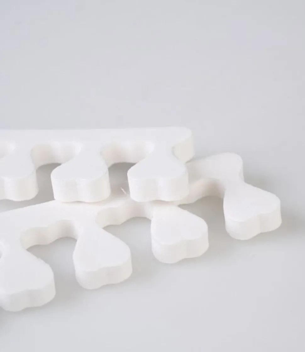 Tåseparator hvit - 3,3x10,5x0,7 cm