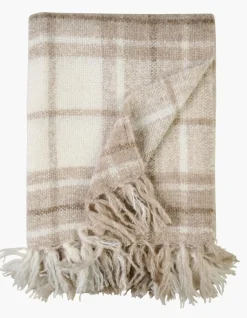 Ullpledd beige - 130x170 cm