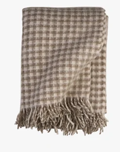 Ullpledd multi beige - 130x170 cm
