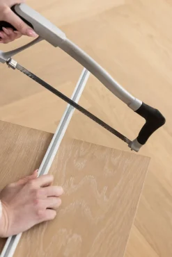 U-skinne hvit - 150 cm