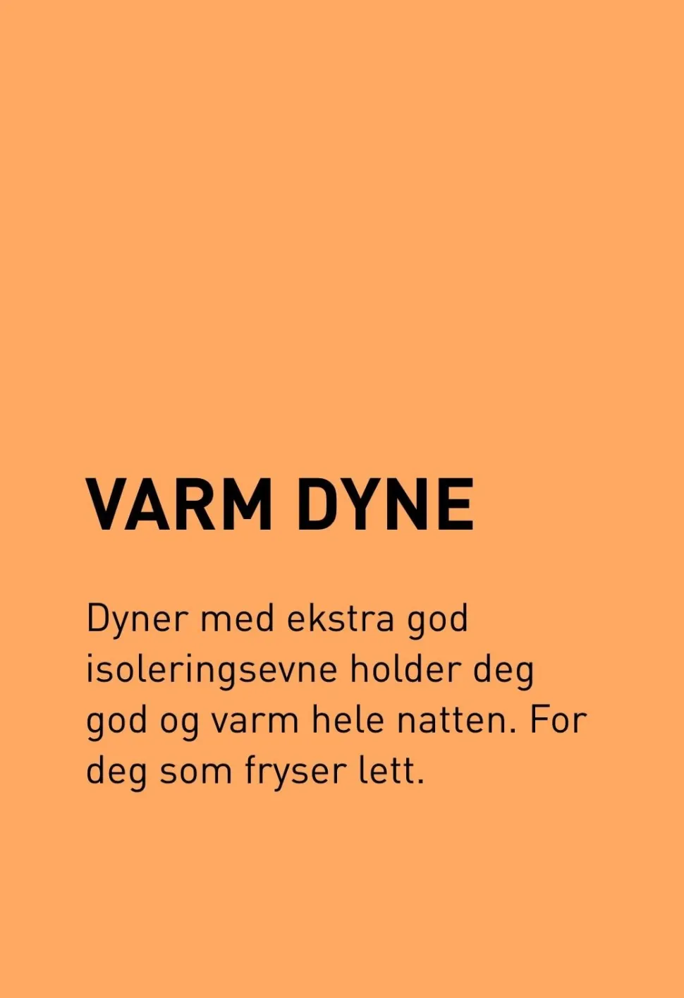 Varm fiberdyne hvit - 140x200 cm
