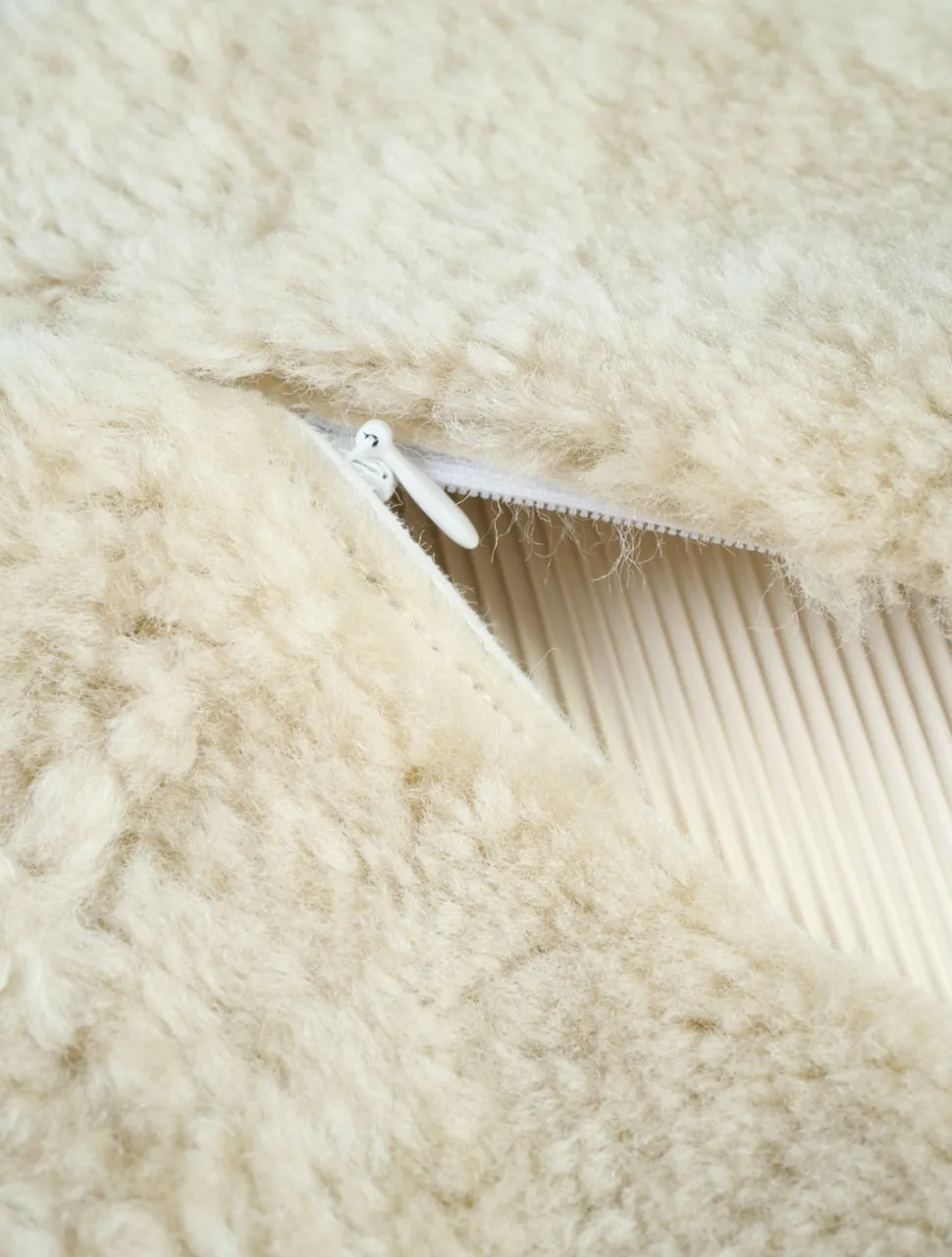 Varmeflaske beige - 27x37 cm