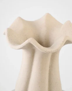 Vase beige - 24x24x30 cm