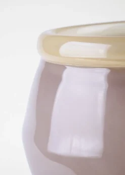 Vase brun - 16,8x16,8x14 cm