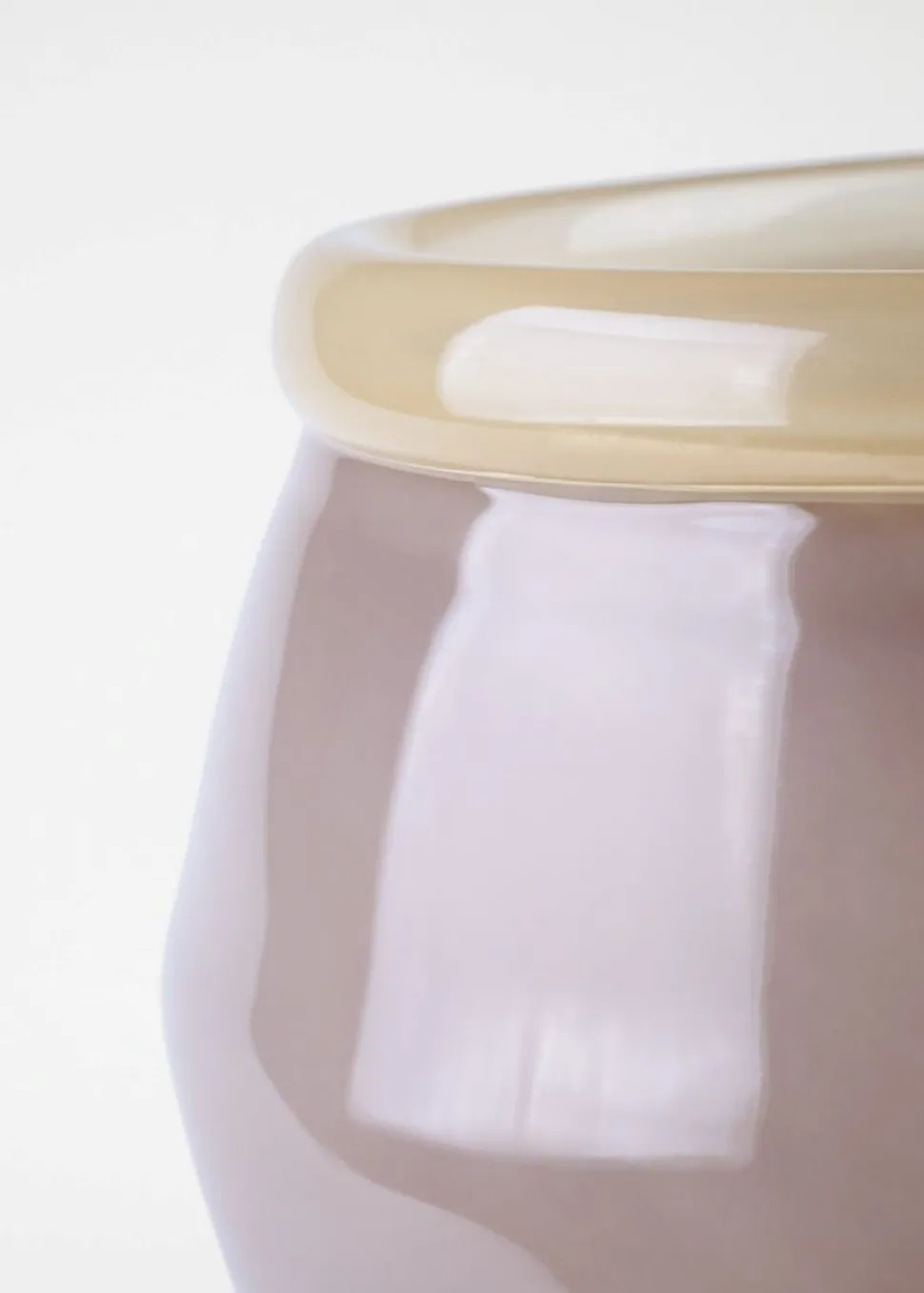 Vase brun - 16,8x16,8x14 cm