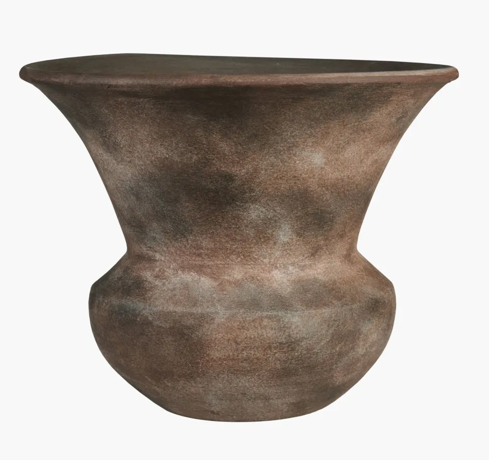 Vase brun - 41x41x33 cm