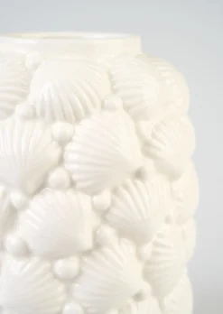 Vase hvit - 15,7x15,7x20,8 cm