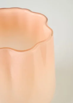 Vase lys korall - 16x16x20 cm