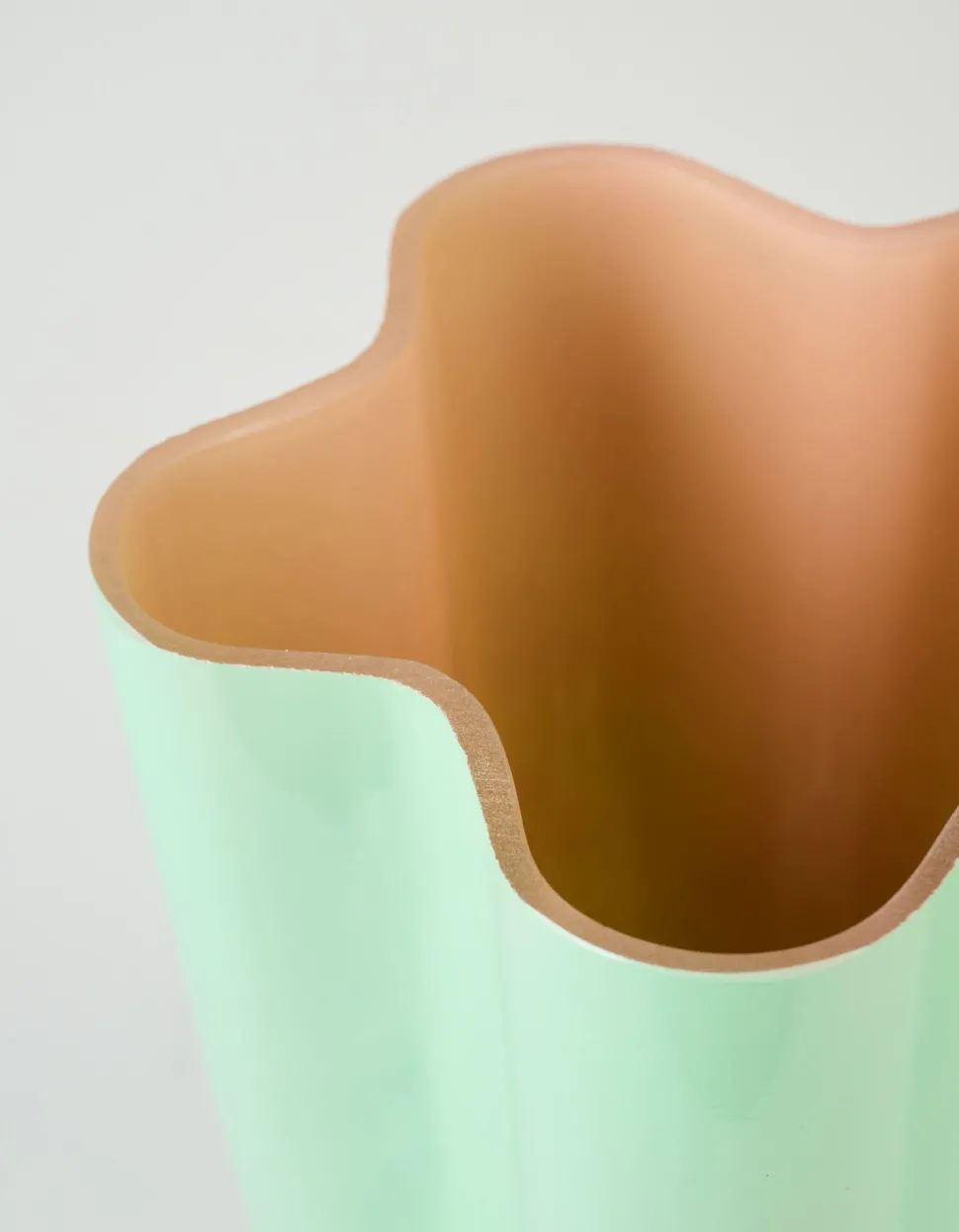 Vase mintgrønn - 15x15x19,5 cm