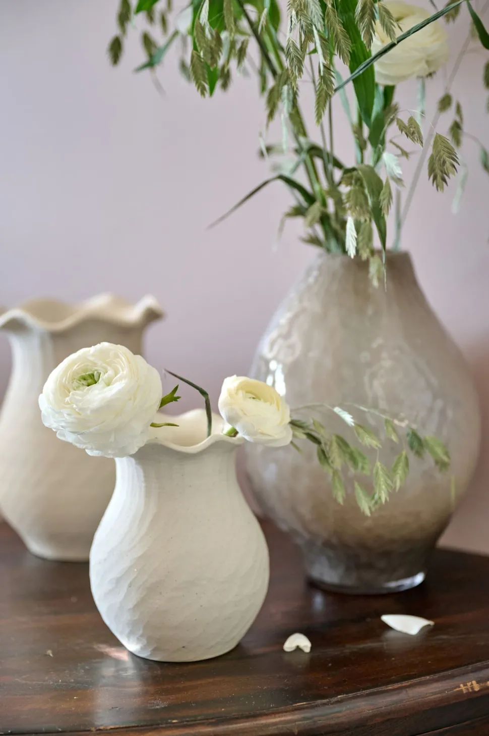Vase natur - 15,3x15,3x20,5 cm