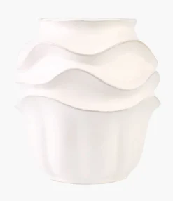 Vase offwhite - 20,5x20,5x21,5 cm