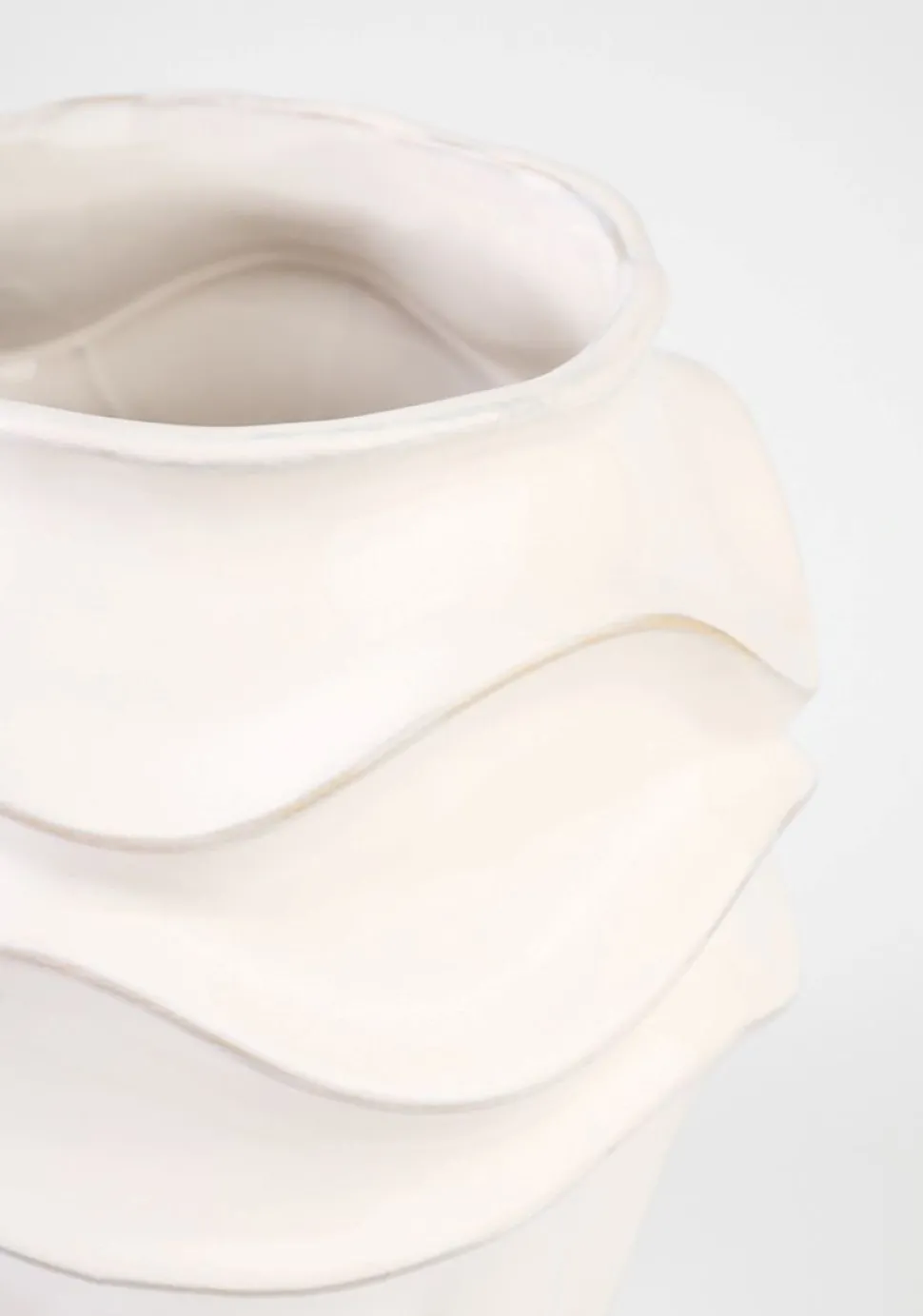 Vase offwhite - 20,5x20,5x21,5 cm