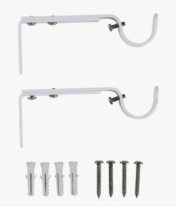 Veggfester hvit - 10/13 mm
