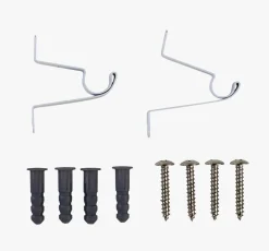 Veggfester hvit - 10/13 mm