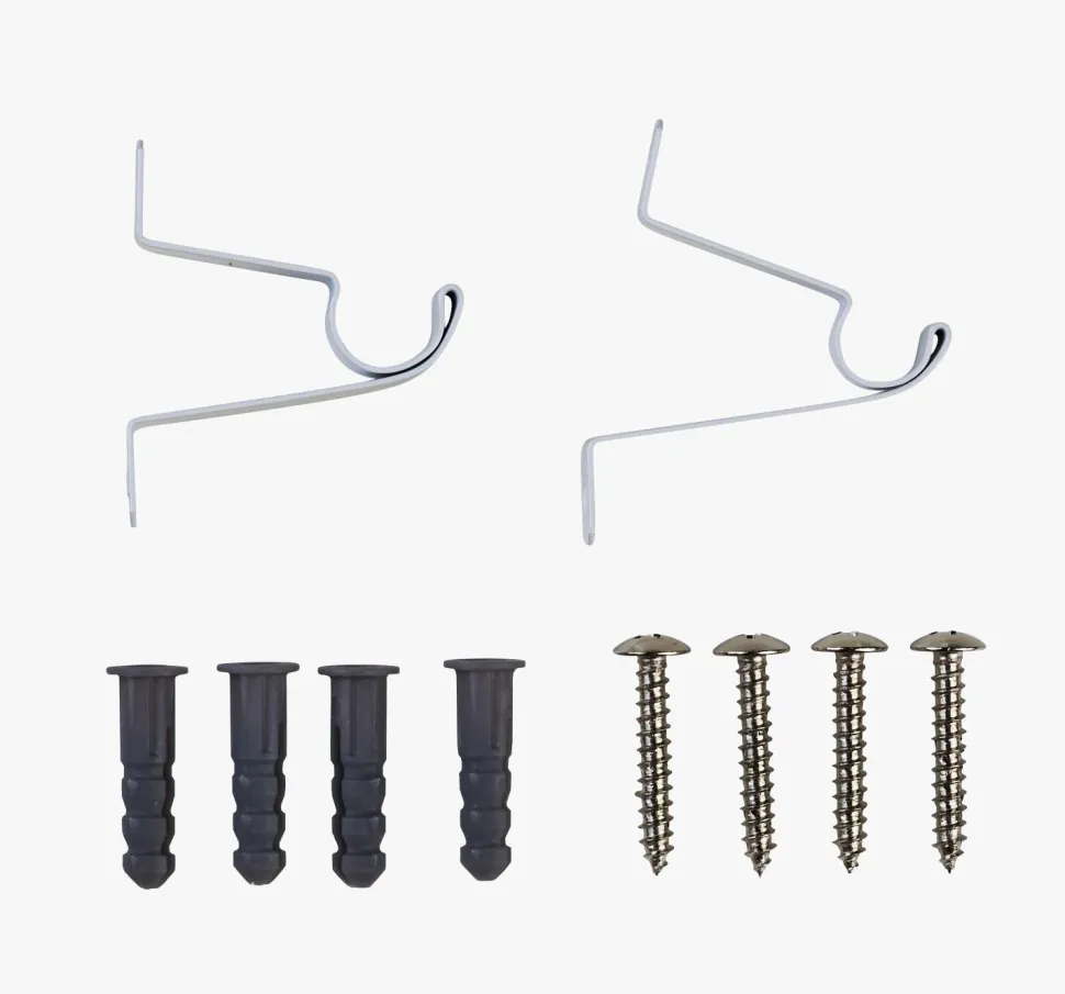 Veggfester hvit - 10/13 mm