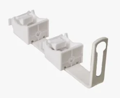 Veggvinkel 4 stk hvit - 5 cm