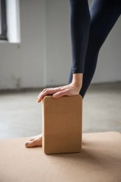 Yoga blokk natur - 23x15 cm